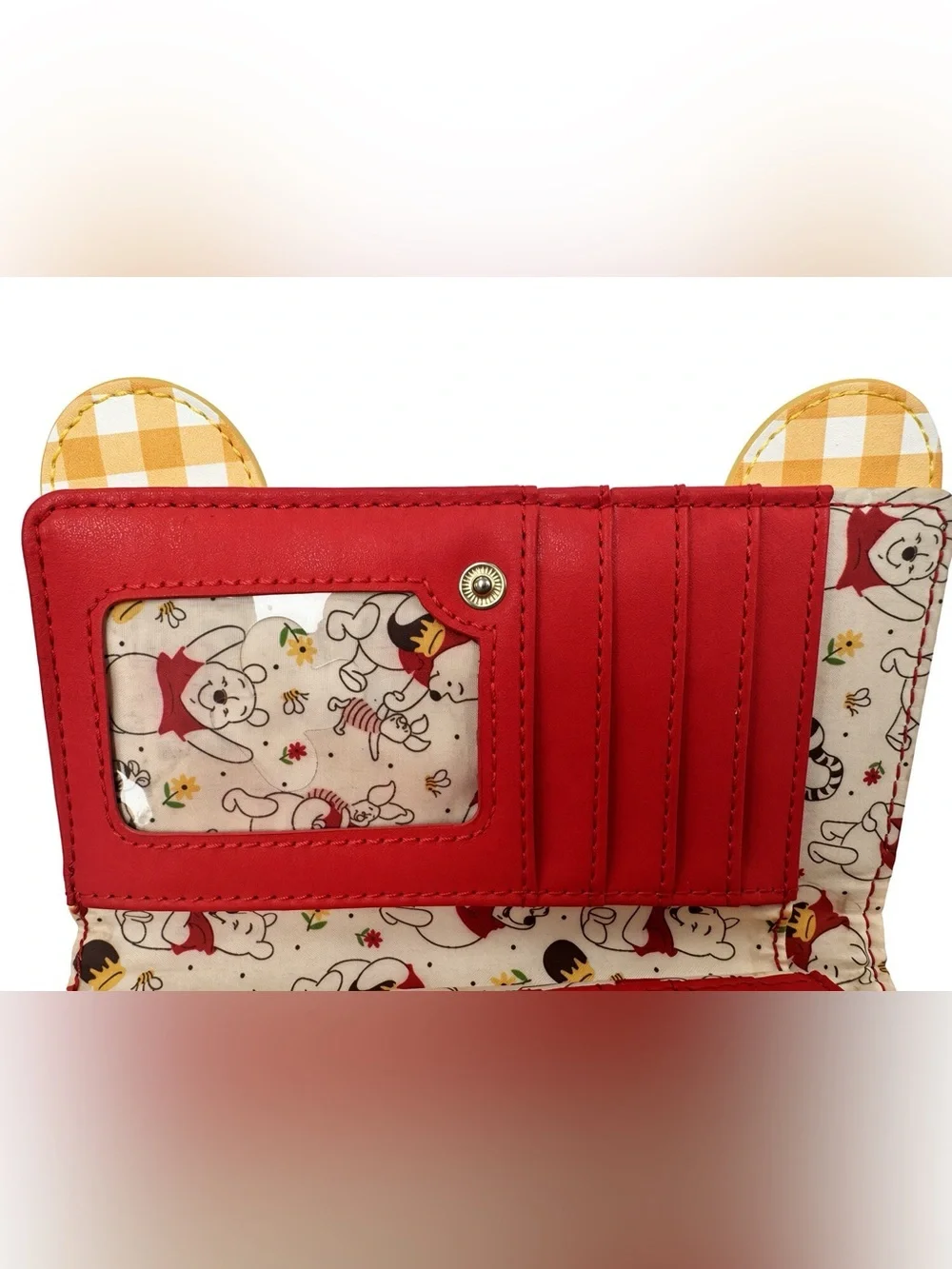 Loungefly Winnie The Pooh Gingham Zip Wallet